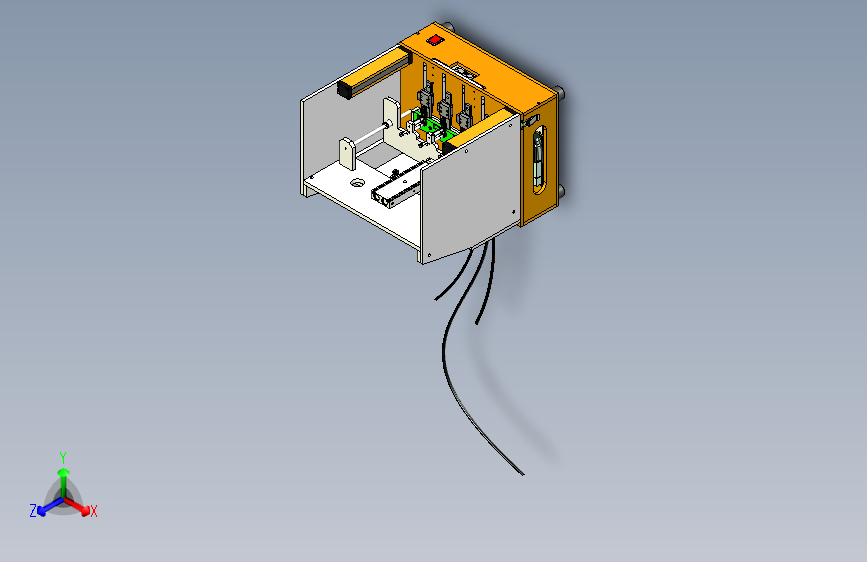 一款自动化拼板测试治具3D模型