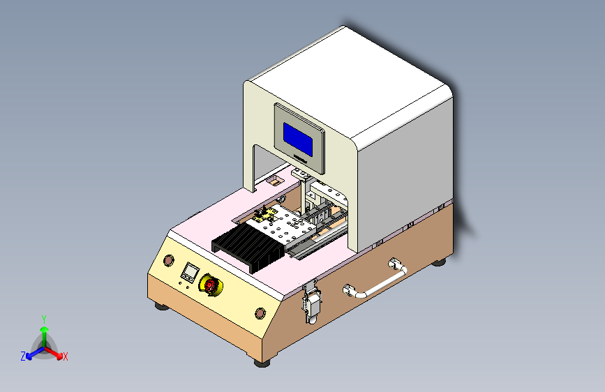 智能穿戴FPC软板折弯治具3D图纸