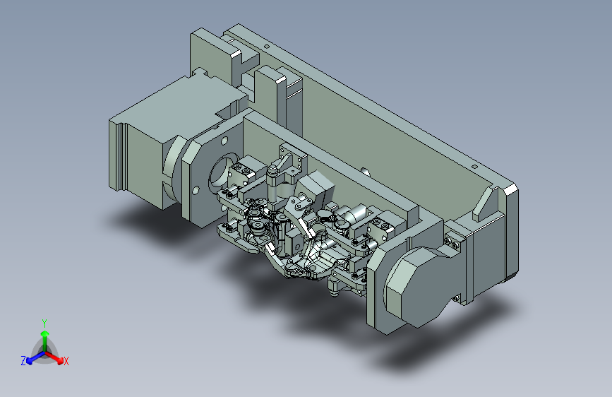 回转液压夹具设计3D