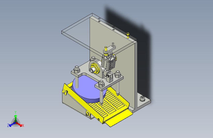 某避让组件3D模型