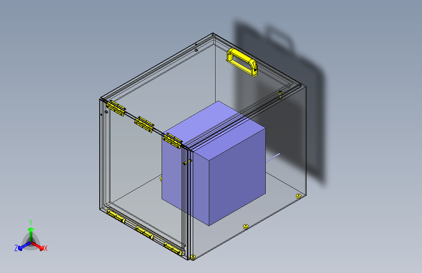 一款2级打开门3D图纸
