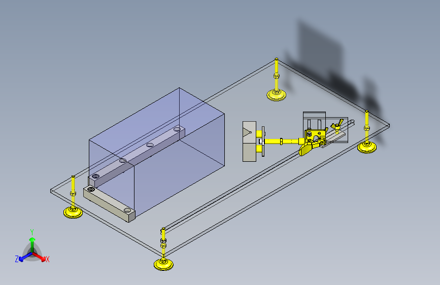 一款不同规格工件固定夹具3D