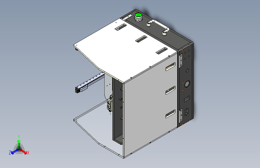 一款导通测试治具3D图模型