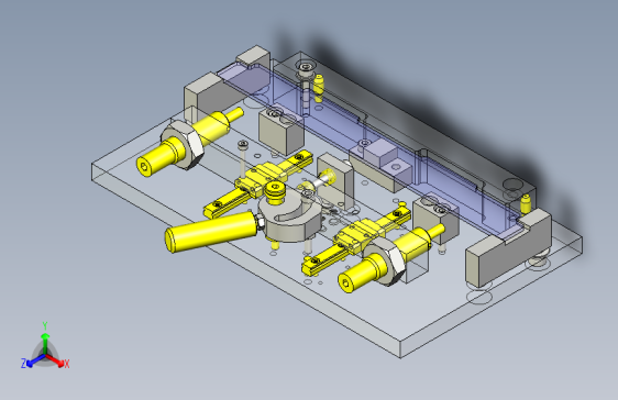 一款电路板固定夹具3D图纸