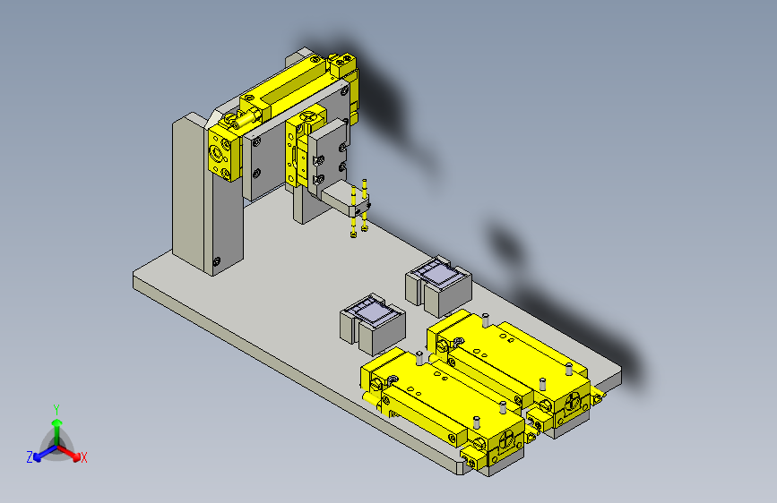 一款电气特性检查治具3D图纸