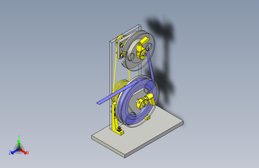 一款胶带卷绕式夹具3D图纸