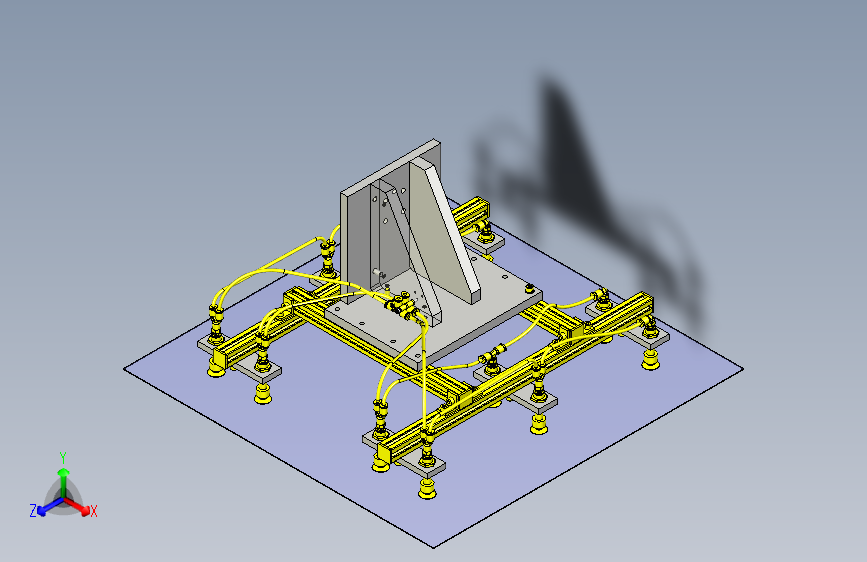一款平板吸附机械手3D图纸