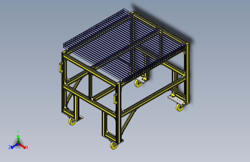 一款物料搬运车3D模型