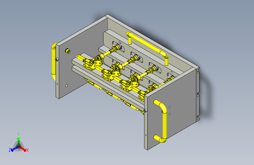 一款粘接层叠夹具3D图纸