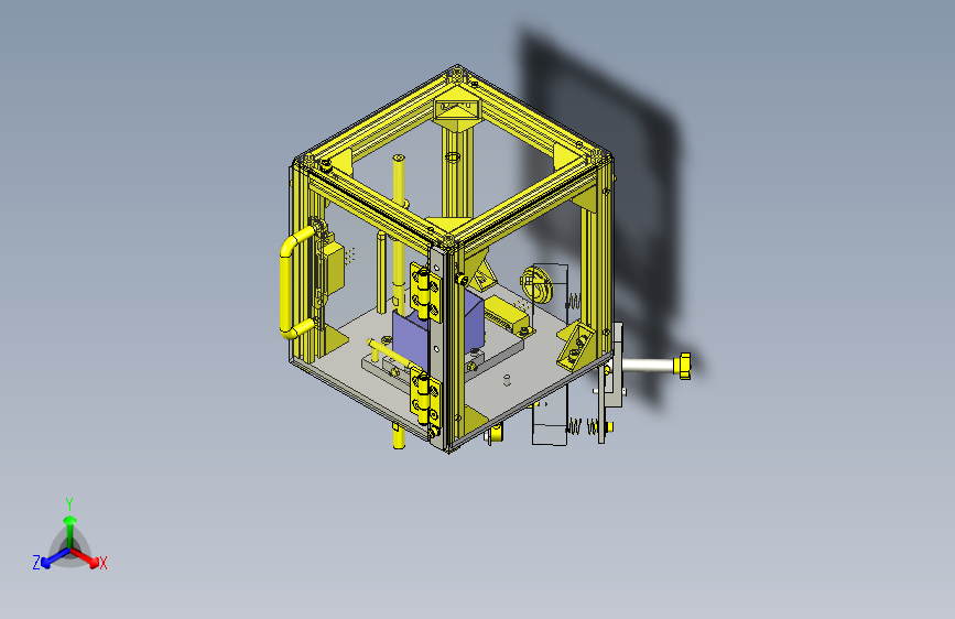 一款紫外线遮光盒3D数模