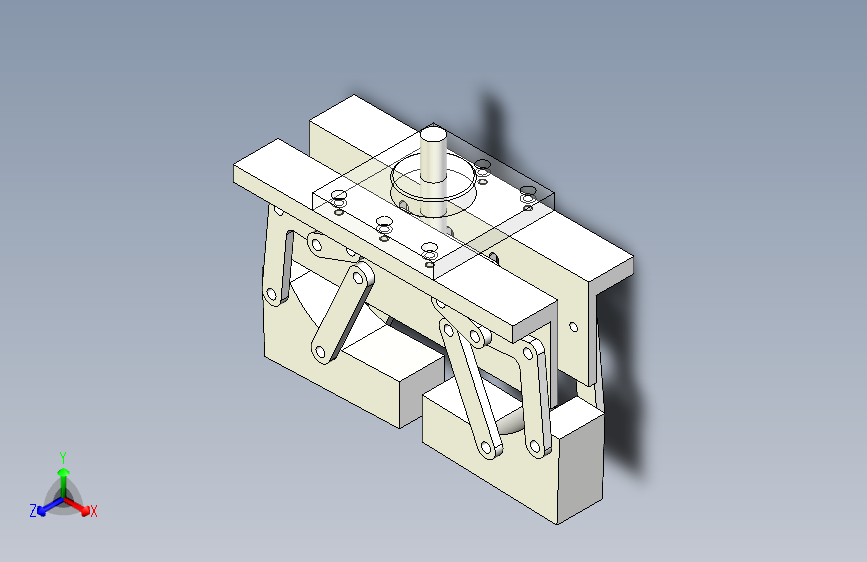 一种工件夹持机构3D设计
