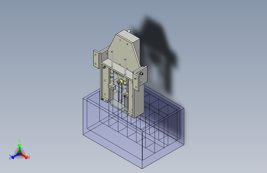 一种滚轮传送带挡块3D图纸