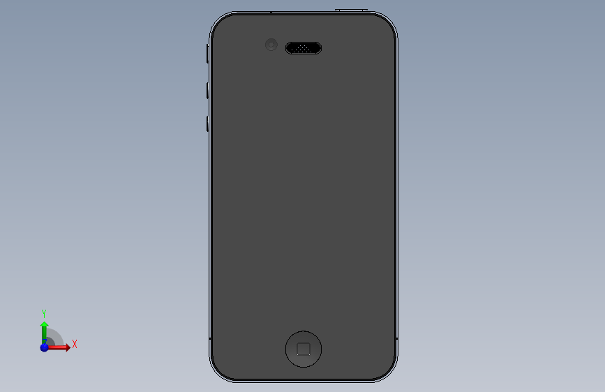 苹果iphone4 正面视图