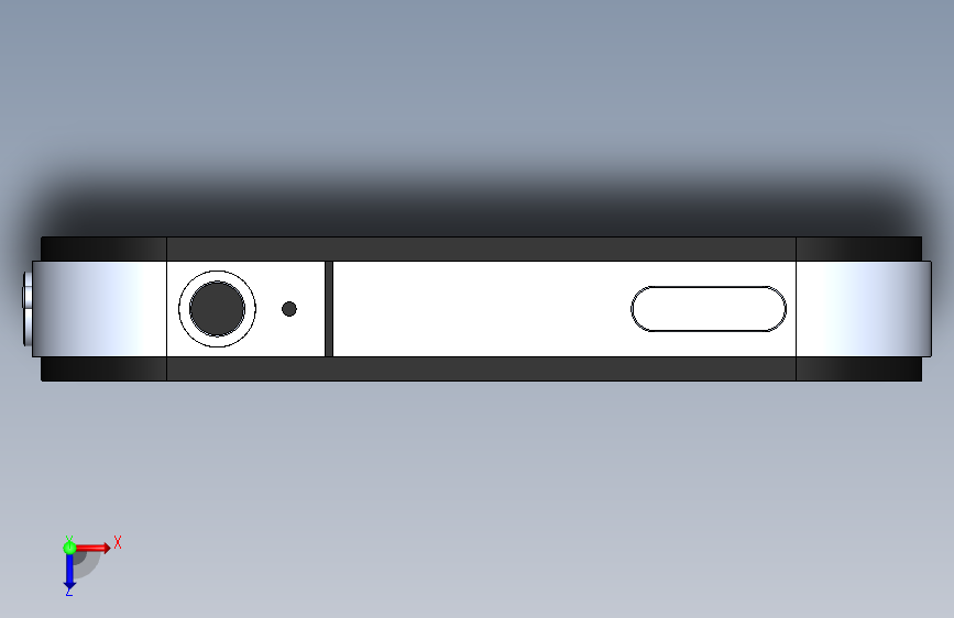 苹果iphone4 俯视图