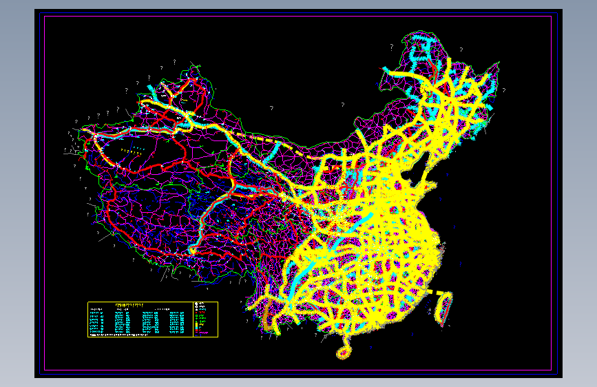 中国地图CAD完整版