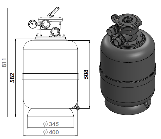 砂滤器12