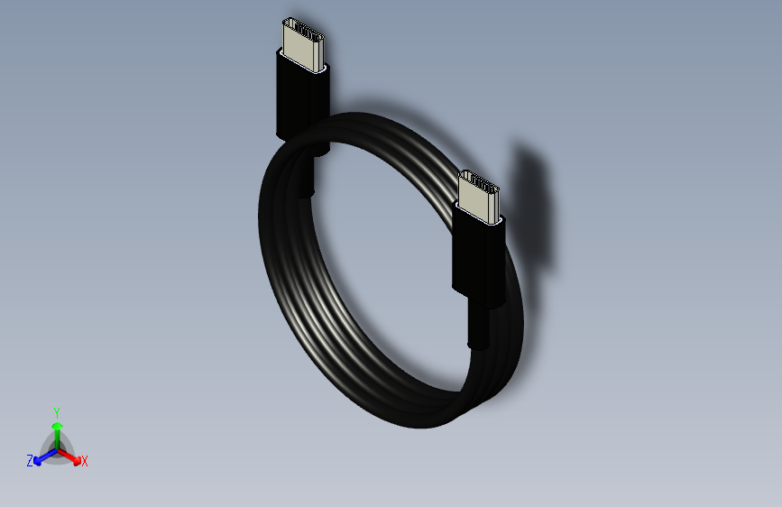 N009949-USB-C盘绕电缆