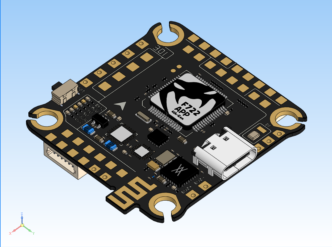 N009973-飞行控制器 Diatone Mamba MK4 F722 APP