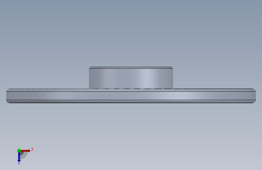 用于diy 3d打印机的20t gt2铝制定时驱动皮带轮,无齿14 俯视图