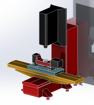 用于hsmworks机器仿真1的haas vf5