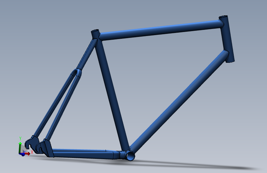 自行车车架的线性动力学solidworks工程9