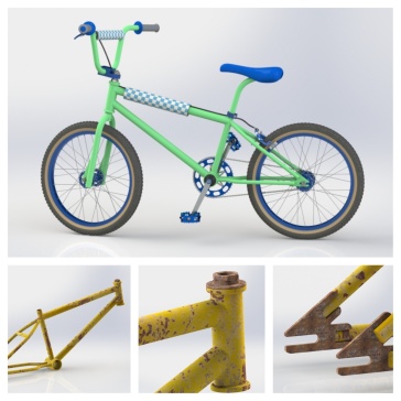 自行车老式bmx自行车15