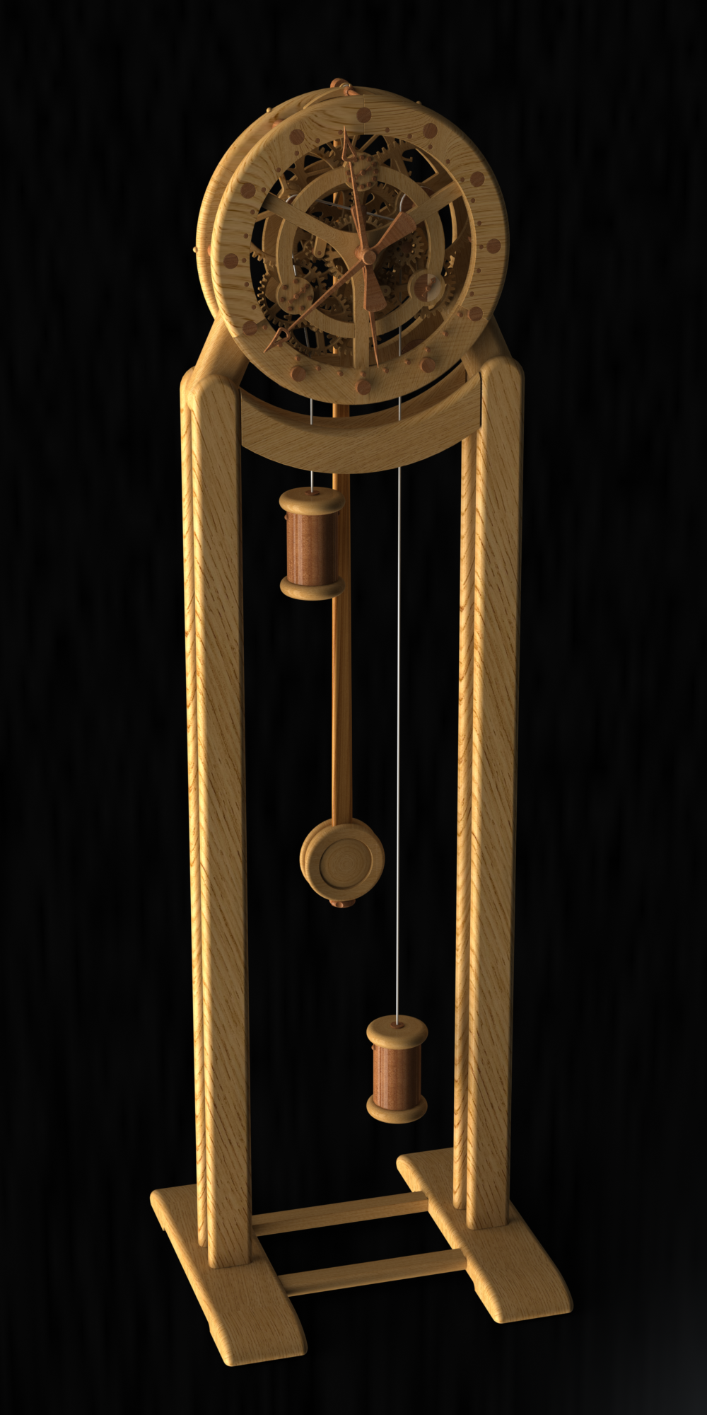 木制落地钟尼克·安德罗尼1999 2001