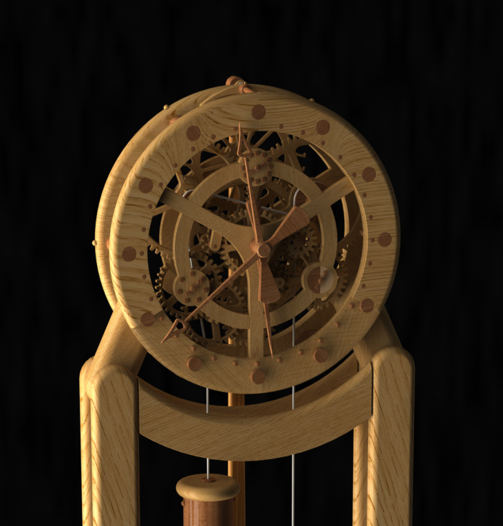 木制落地钟尼克·安德罗尼1999 2001