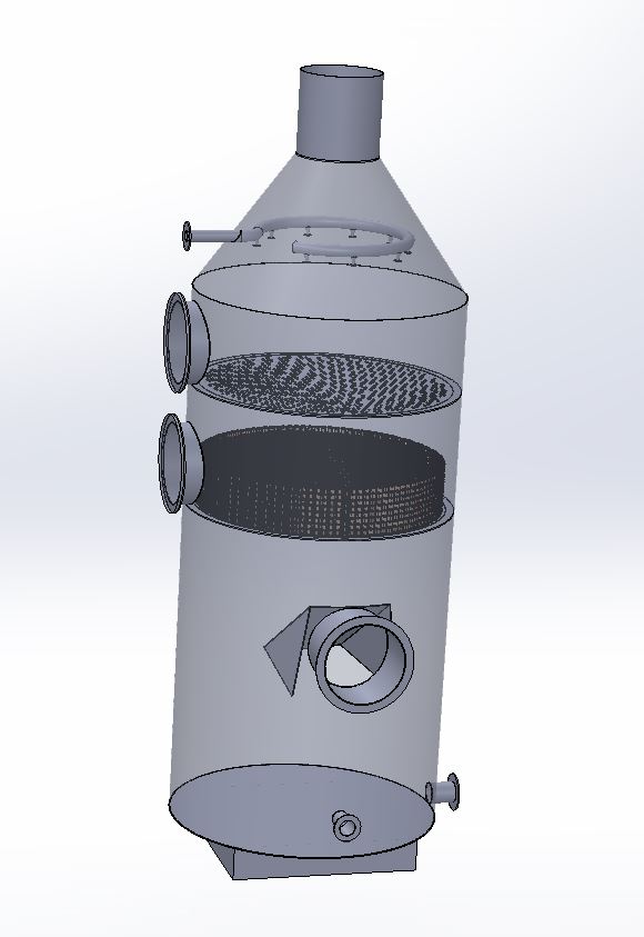 排气过滤器湿式洗涤器12