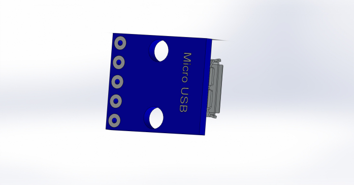 微型usb dip 5针转接板2 54mm 13