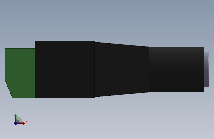 5 5 x 2 1mm直流电源母插孔连接器插头12 正面视图