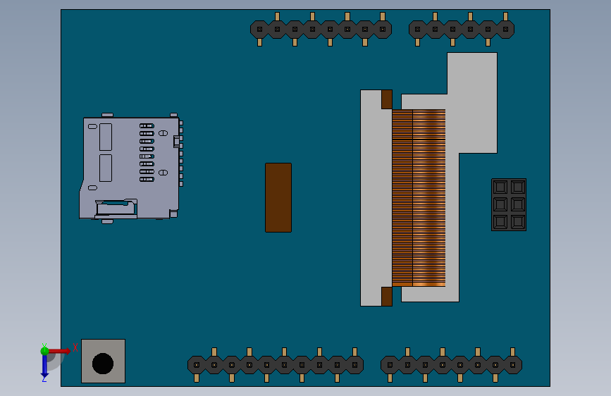 adafruit 2 8 tft lcd屏蔽带帽式触摸和microsd 15 俯视图