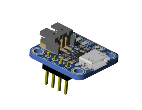 adafruit微型脂质wmicrousb插孔usb锂离子脂质充电器122