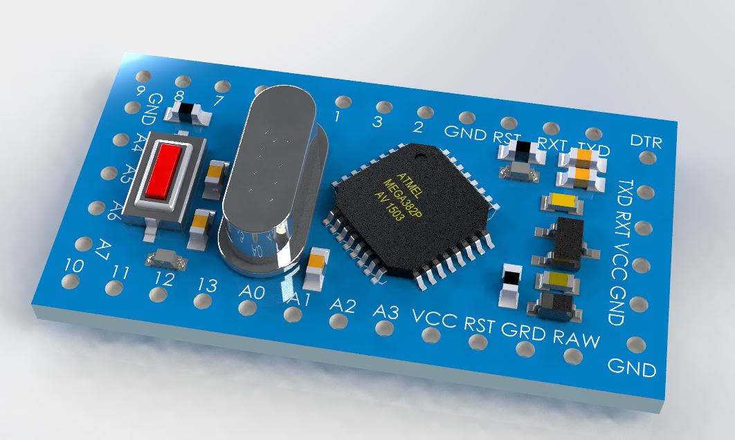 arduino pro mini atmega 328 12