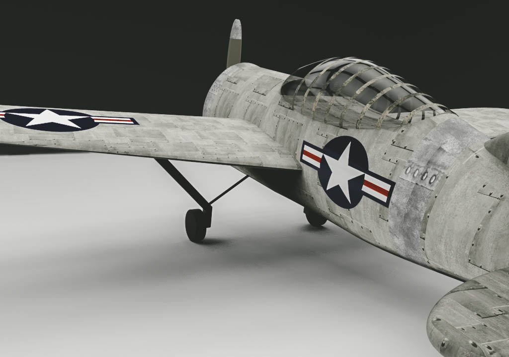 G022347-布鲁斯特F2A水牛=飞机