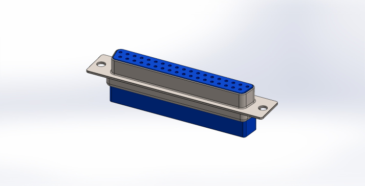 d子37针压接solidworks步骤11