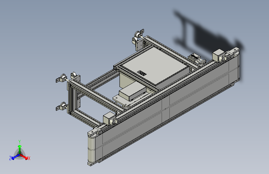 2M 皮带传送线3D模型
