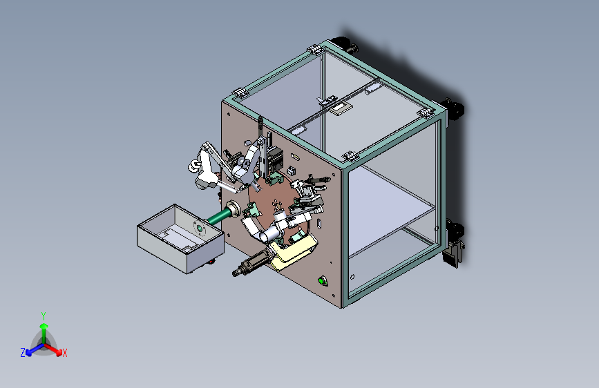 电机盖组焊机3D模型