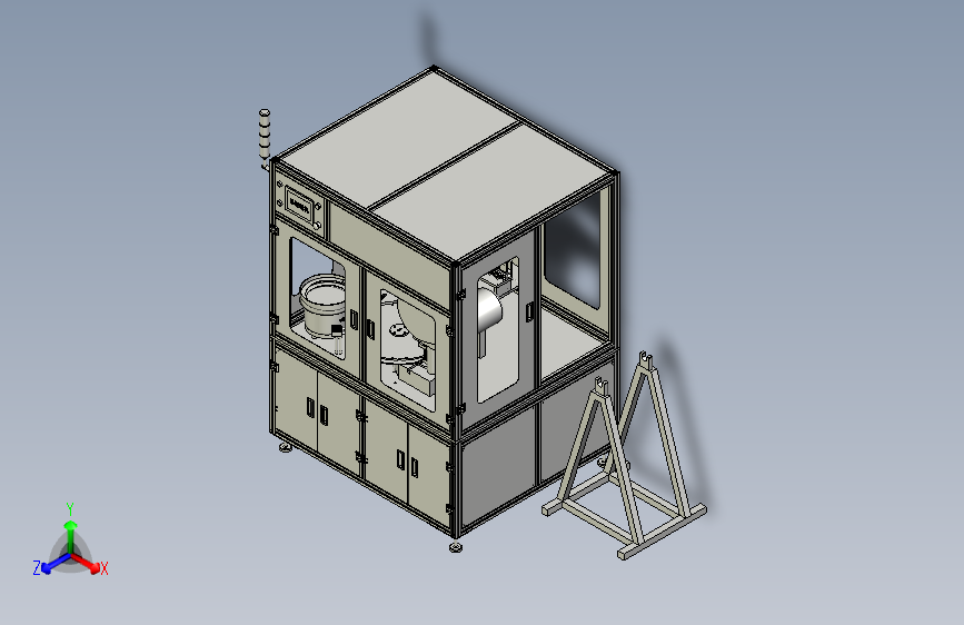 火花塞填充设备3D模型
