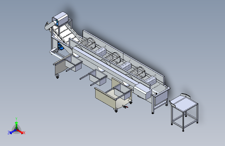 一款豆牙清洗机3D模型