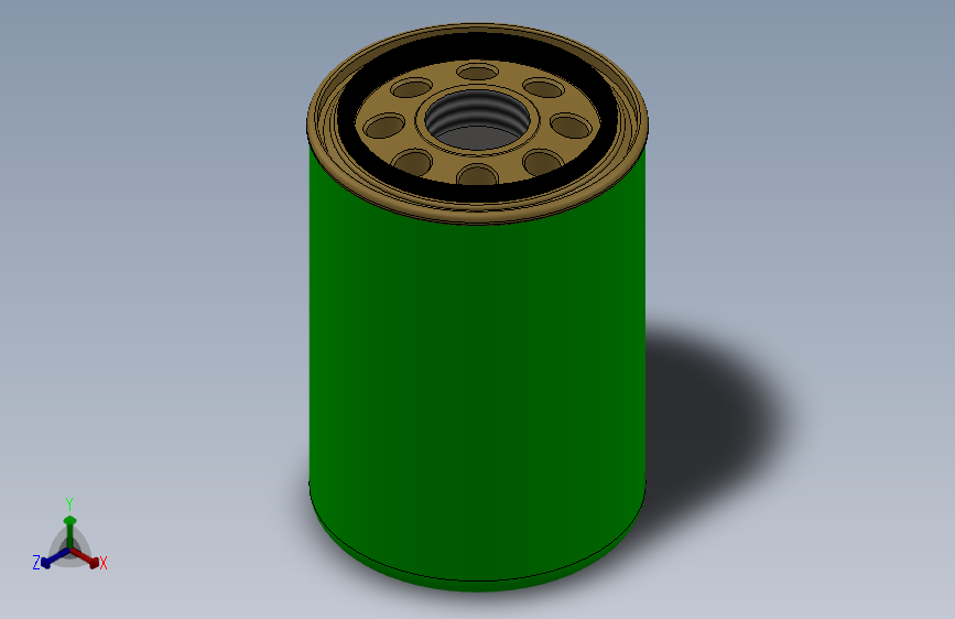 N010090-Zanello 120 LTS类型的Aceite滤波器（FIL-R-R-1220-Z）