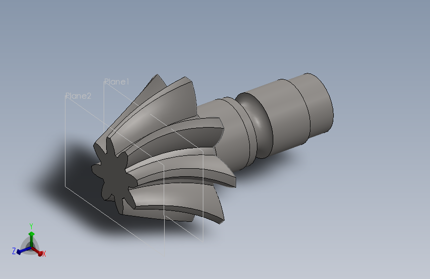 N010140-螺旋bevel-Gear