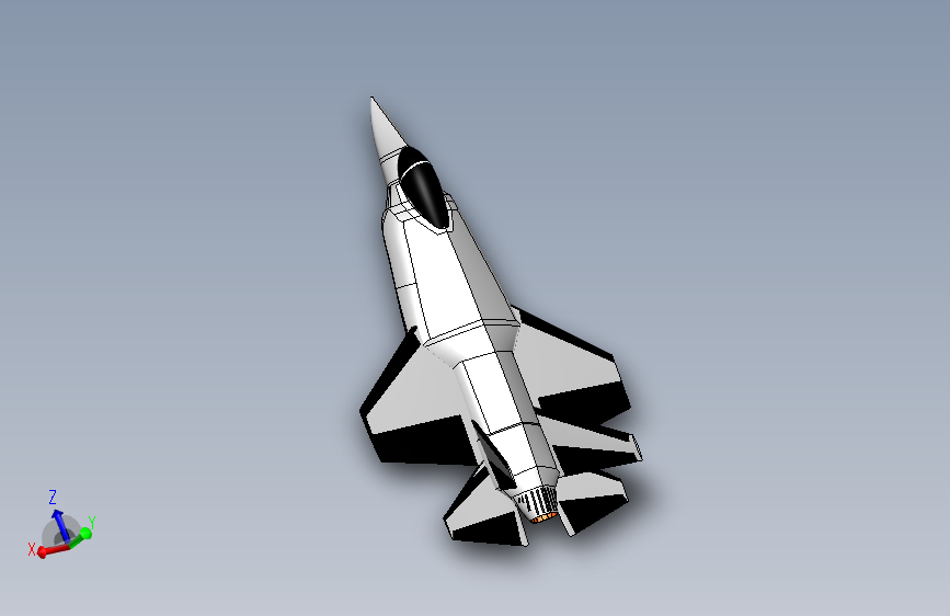 G022870-洛克希德·马丁 F-35 雷霆 II 在 SolidWORKS 中=飞机