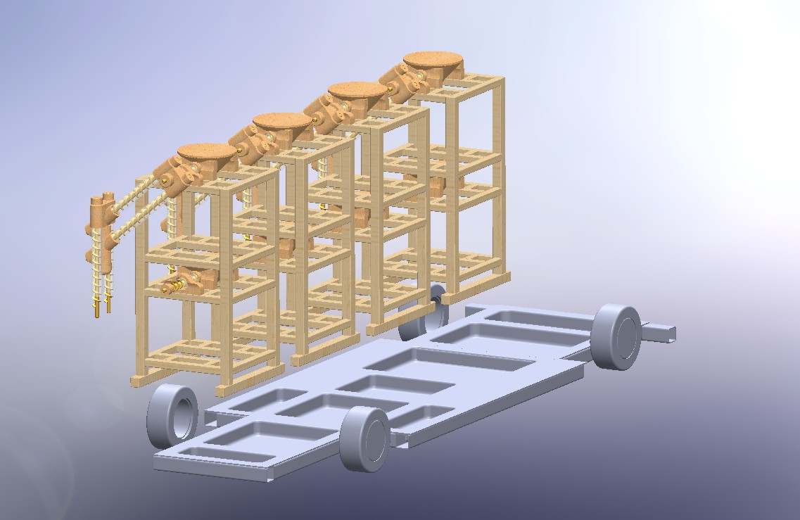G023183-用于移动式自助餐厅的车辆=飞机