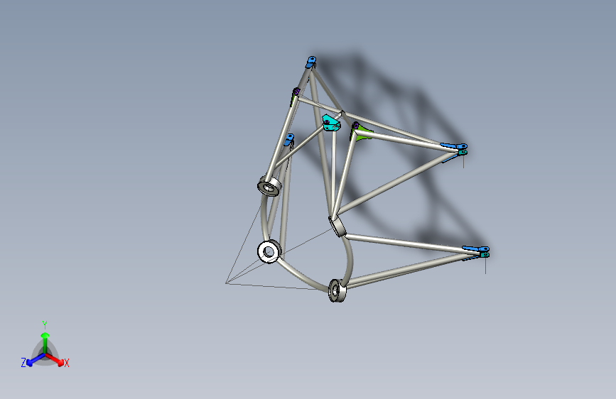 G022026-Falco+F8+Dinafocal+Engine+Mount=飞机