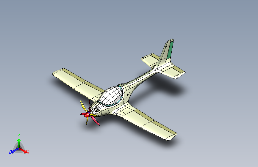 G022070-Locus飞机-+电动轻型运动飞机概念=飞机