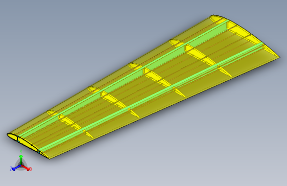 G022090-NACA+4412+航空翼在+CATIA+V5=飞机