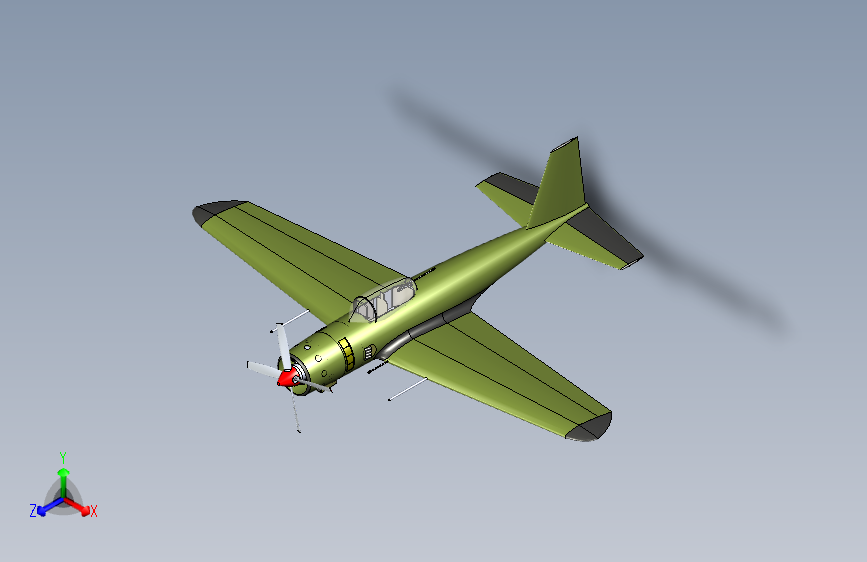 G022224-WW2风格攻击飞机=飞机