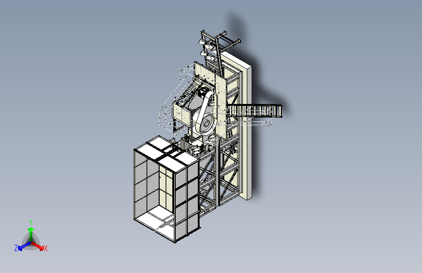 颚式给料机及输送机3D图纸