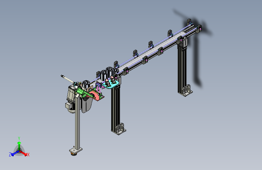 固定输送机3D模型